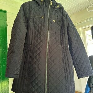 St. John's Bay Navy Blue Quilted Puffer Jacket